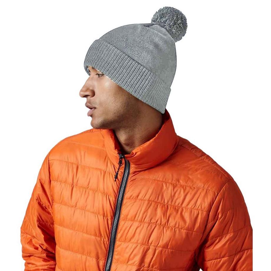 Beechfield Wasserabweisende Mütze mit Bommel  