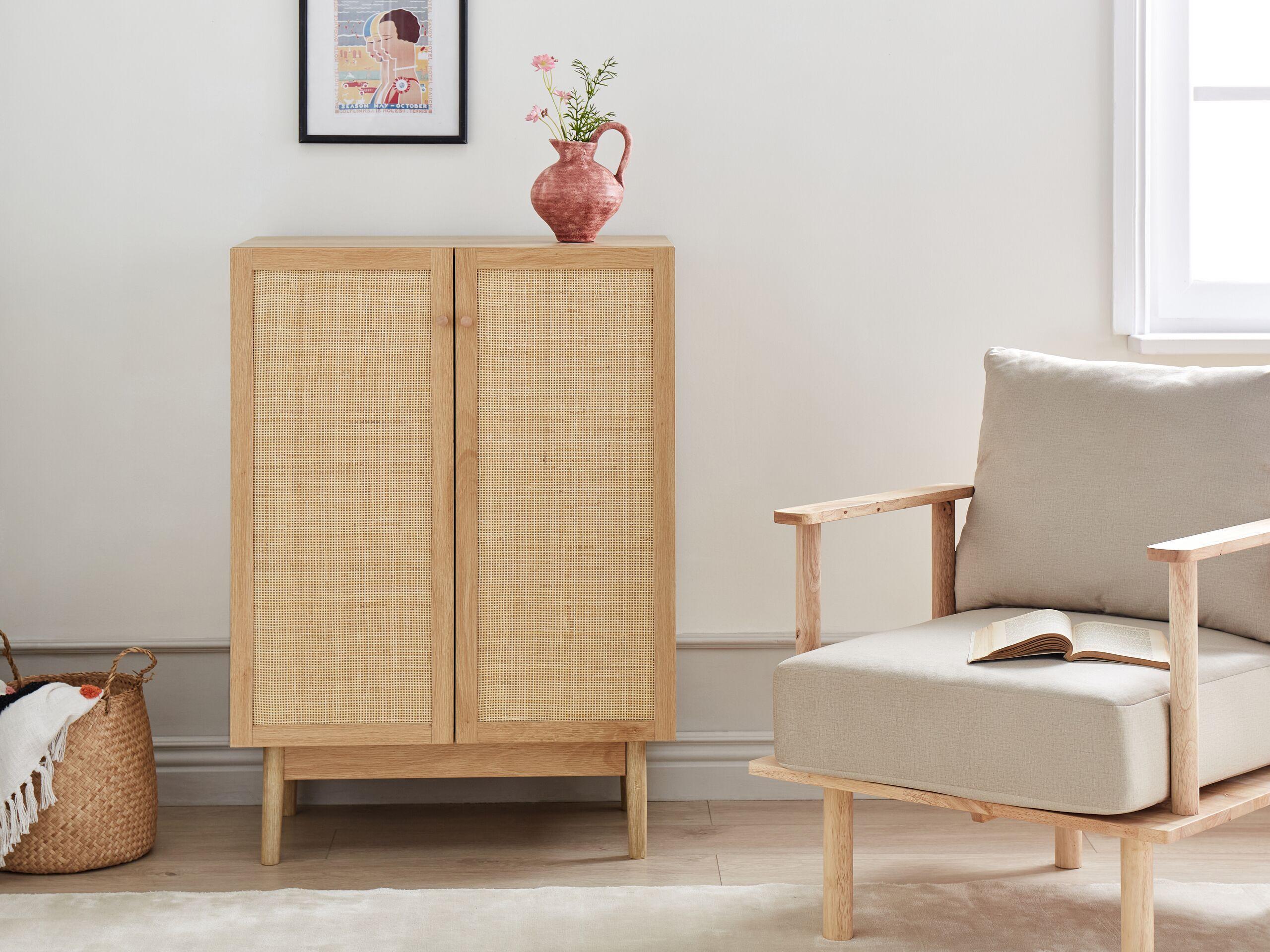 Beliani Sideboard aus Faserplatte Boho NIVO  