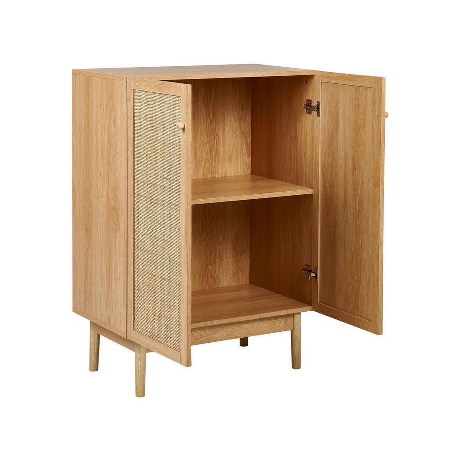 Beliani Armoire en Panneau de particules de bois Boho NIVO  