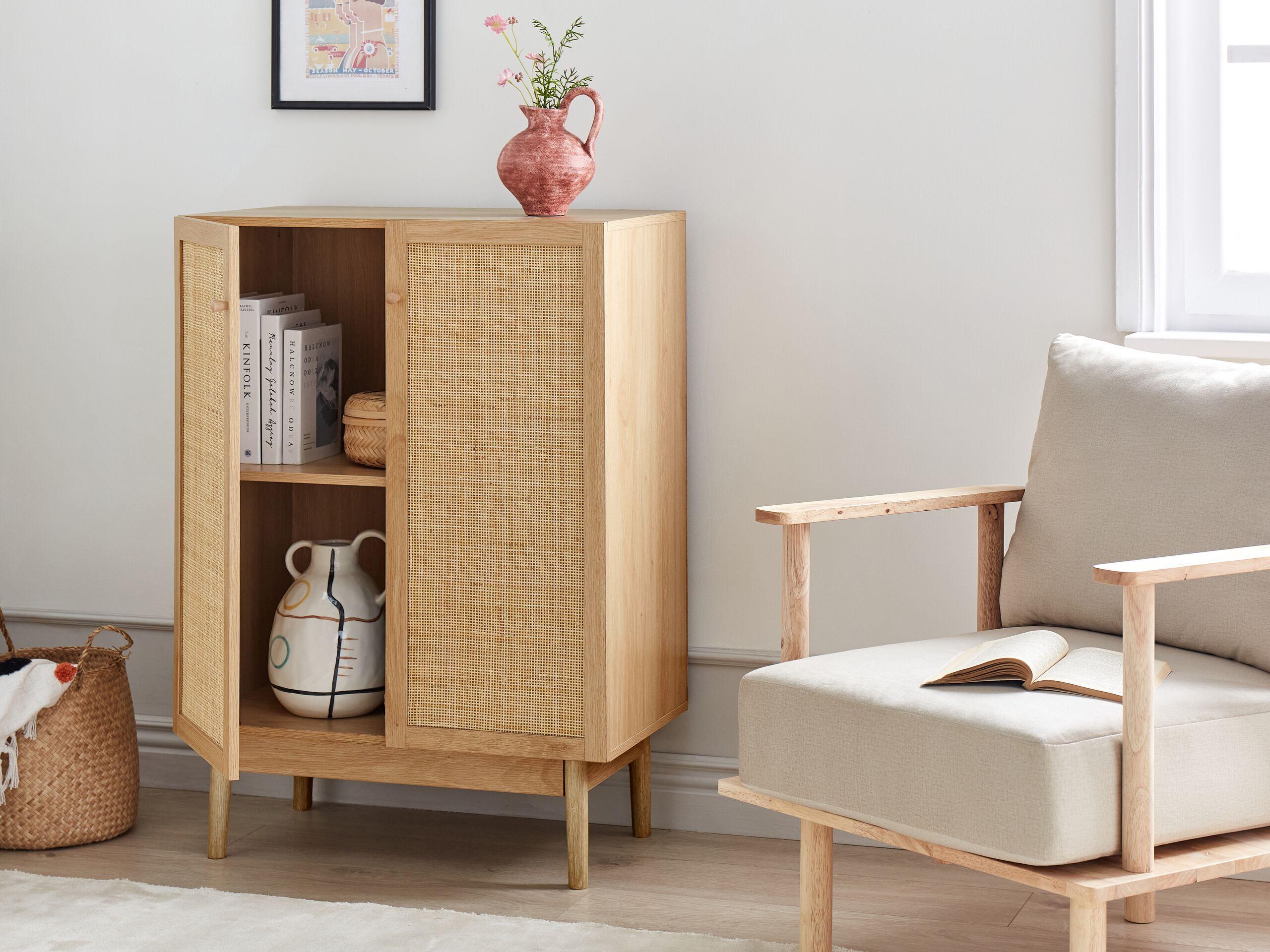 Beliani Sideboard aus Faserplatte Boho NIVO  