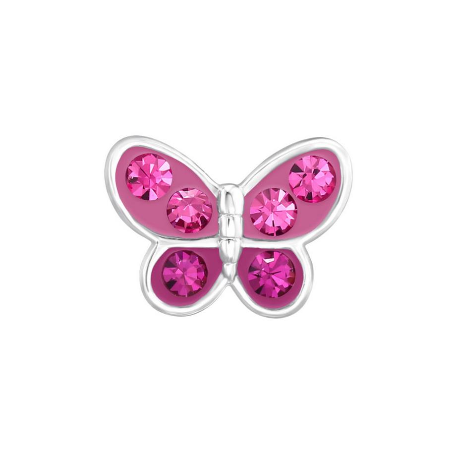 Maxte  Premium Ohrstecker Schmetterling aus Sterling  mit Kristall 