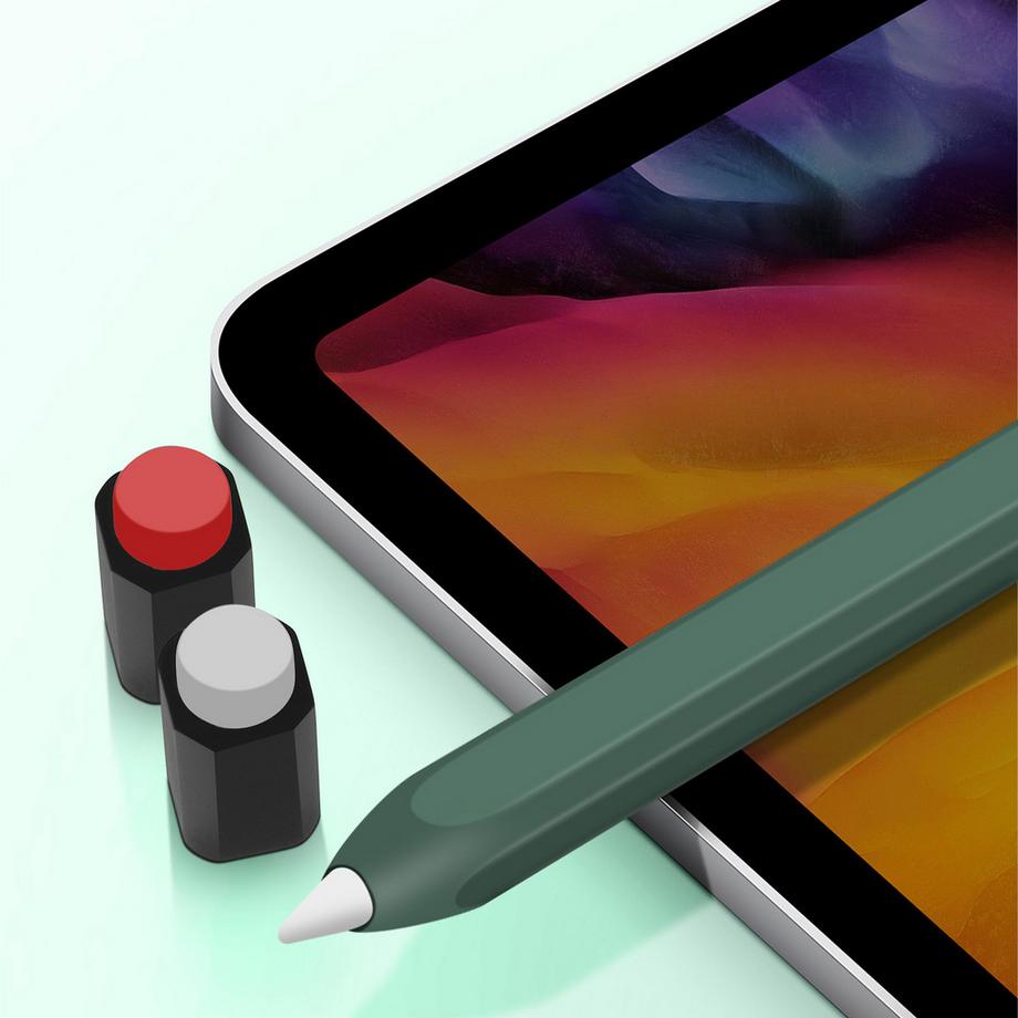 Avizar  Apple Pencil 1 Stiftschutz Dunkelgrün 