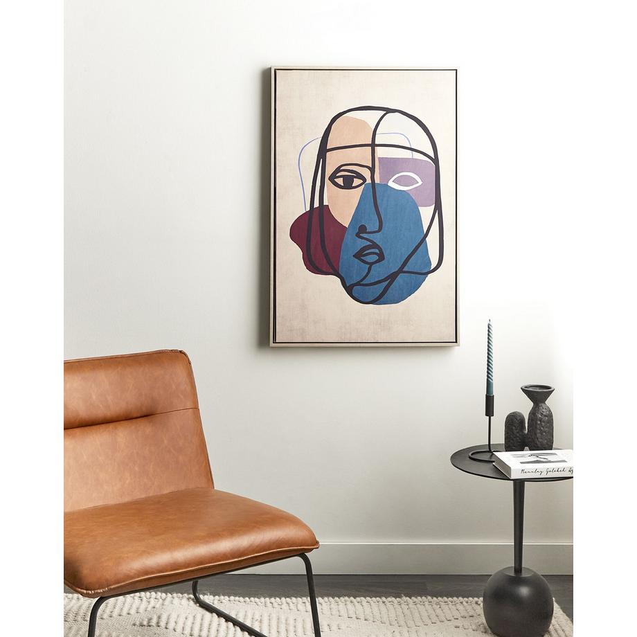 Beliani Canvas aus Stoff Modern BINETTO  