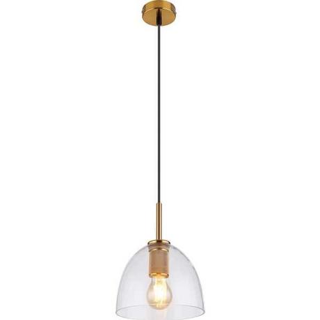 mutoni Lampe à suspension Adara laiton mat 1xE27  