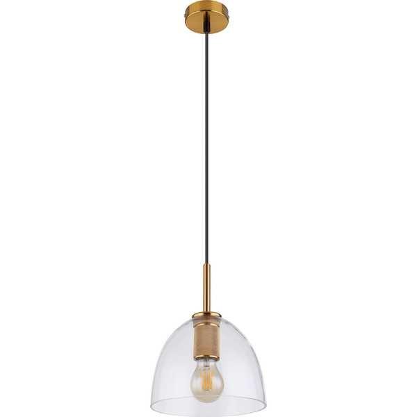 mutoni Lampe à suspension Adara laiton mat 1xE27  