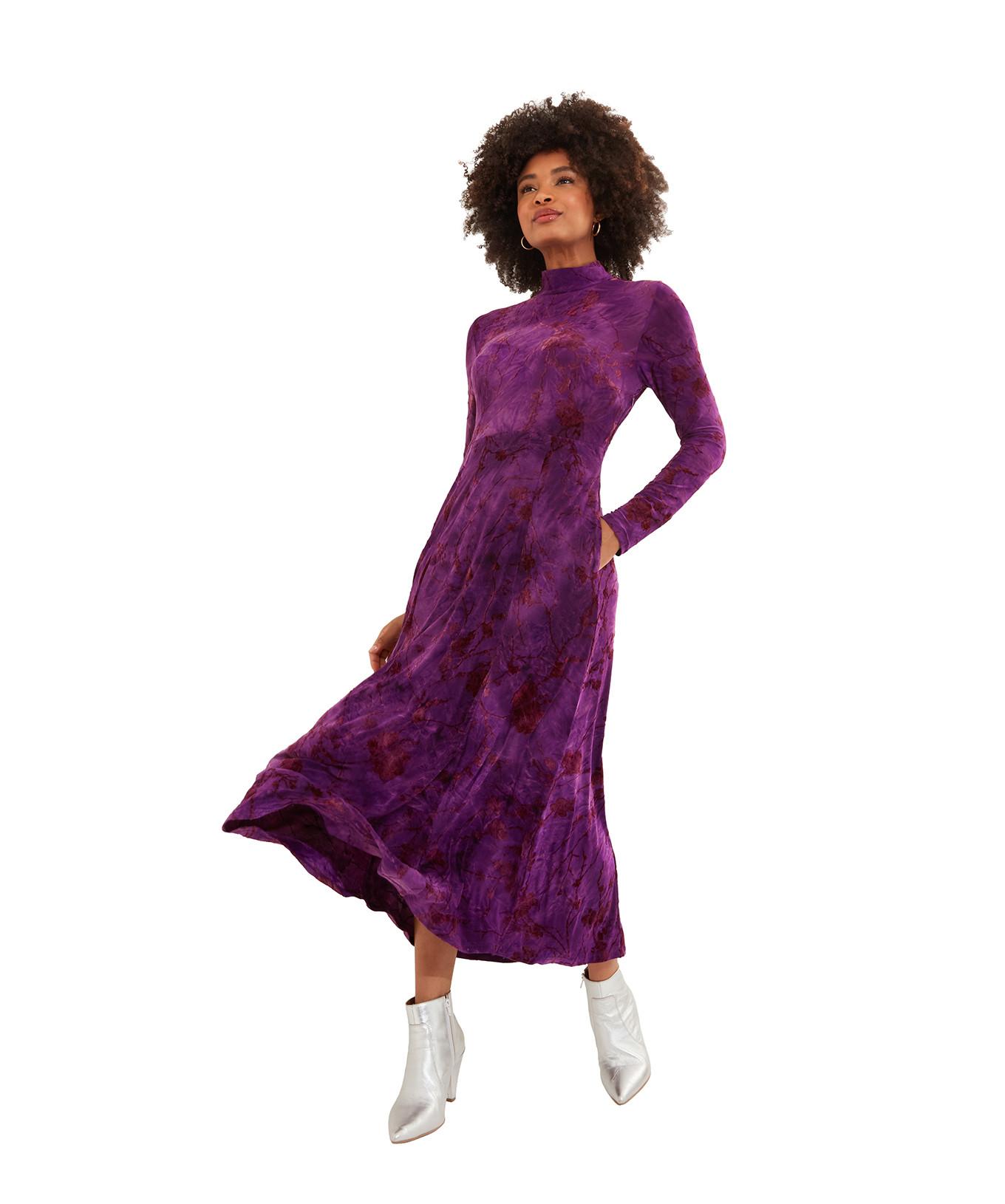 Joe Browns  PETITE Robe Maxi Imprimé Floqué 