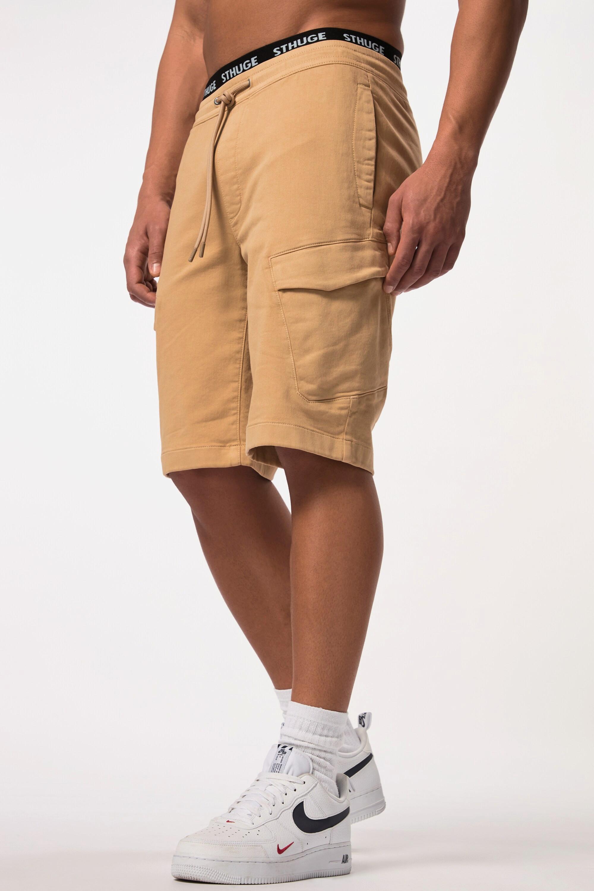 Sthuge  Bermuda cargo avec technologie FLEXLASTIC®. Taille élastique. Jusqu'au 8XL. 