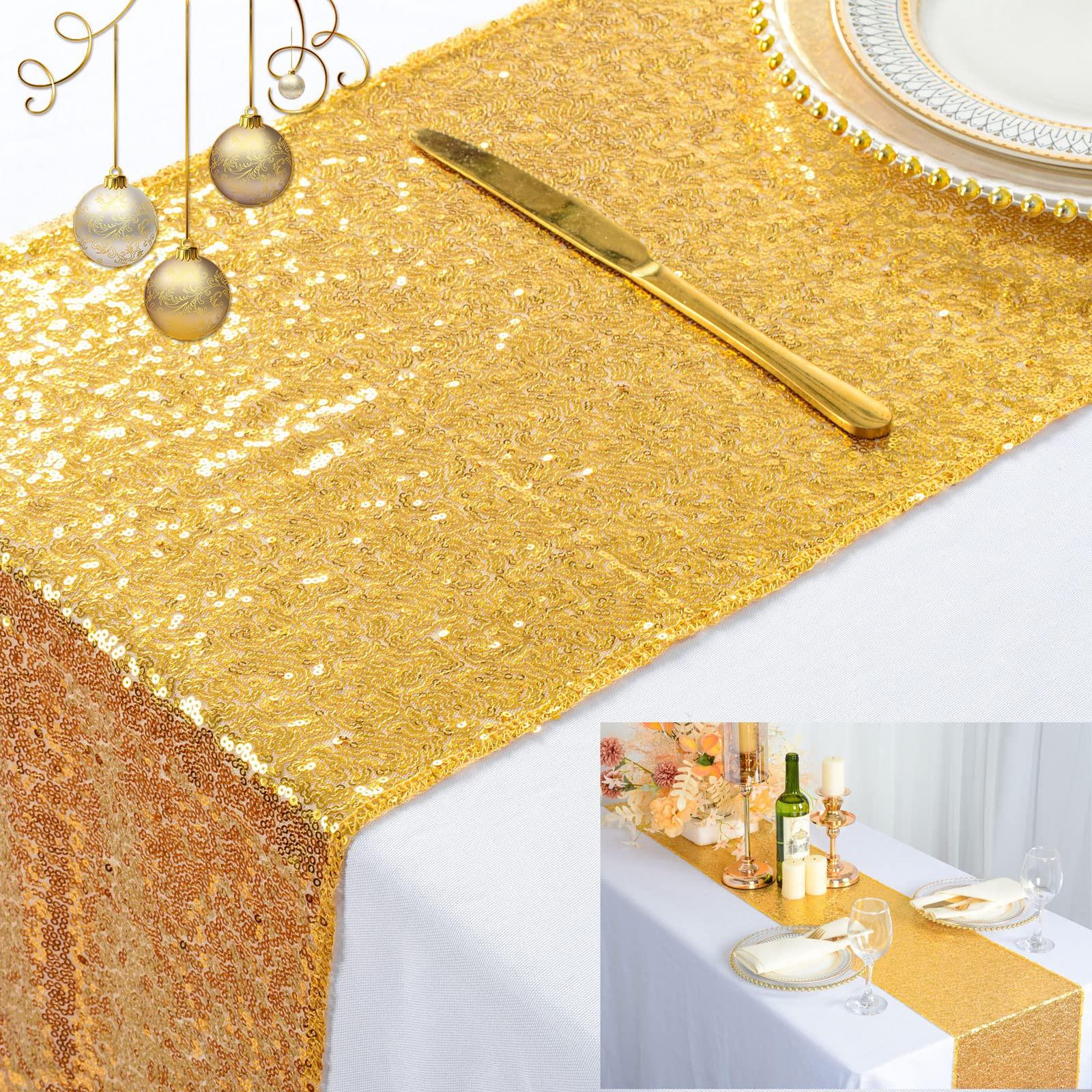 Alopini Nappe À Paillettes Table À Manger Décor À La Maison Table De Fête Décoration D'Événement De Noël  