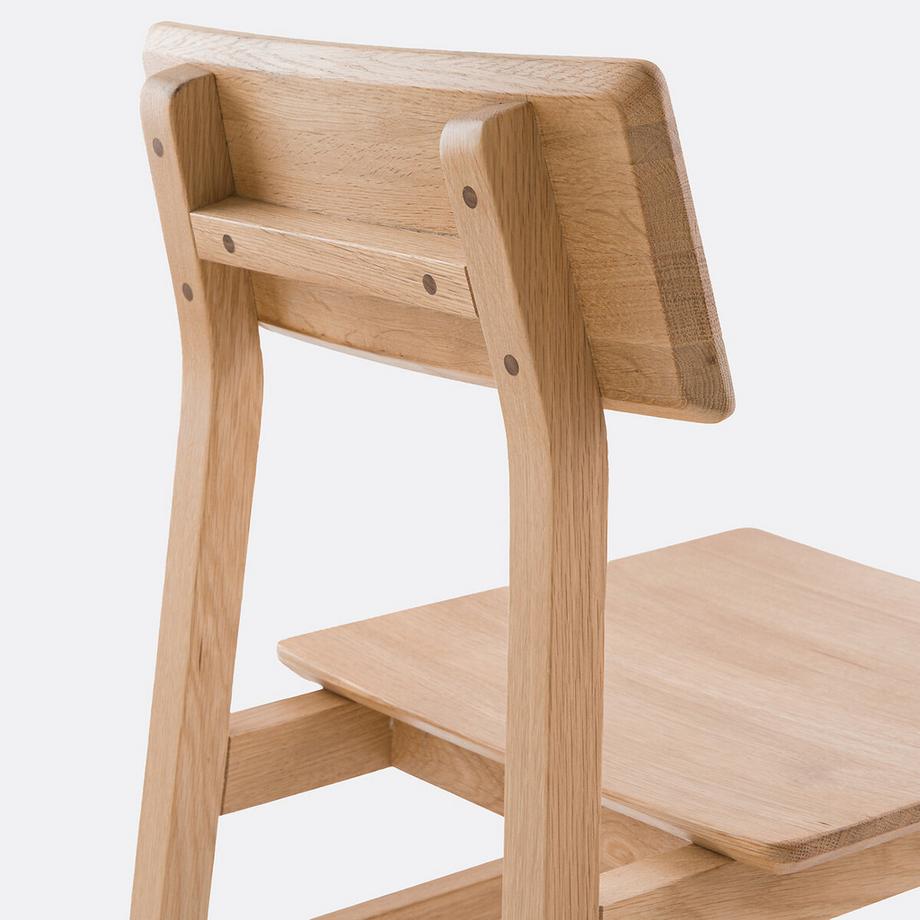 La Redoute Intérieurs Lot de 2 chaises en chêne massif  