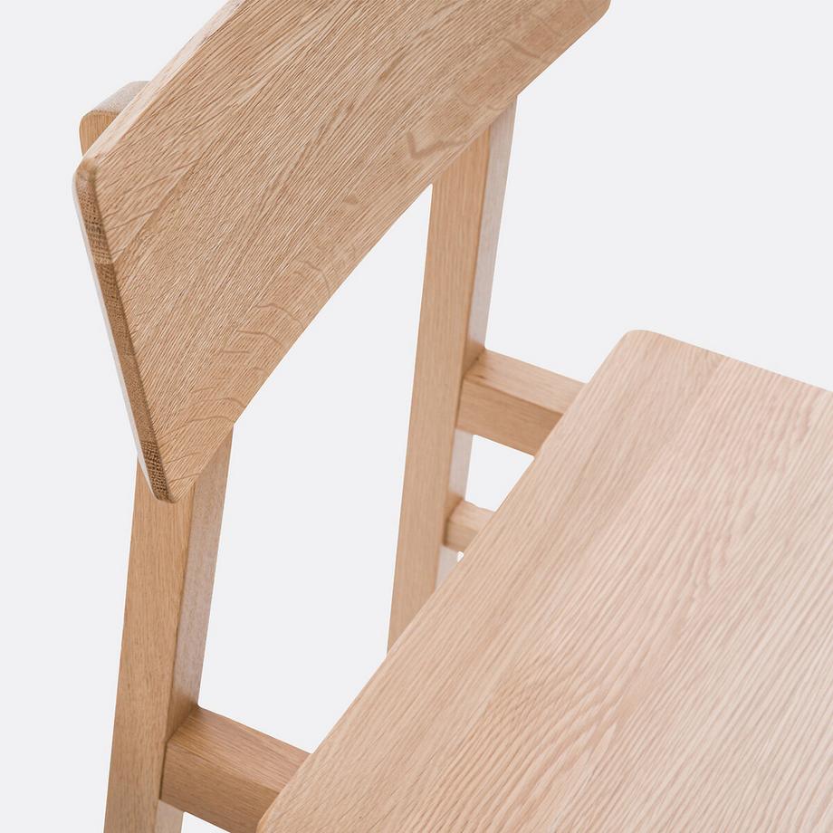 La Redoute Intérieurs Lot de 2 chaises en chêne massif  