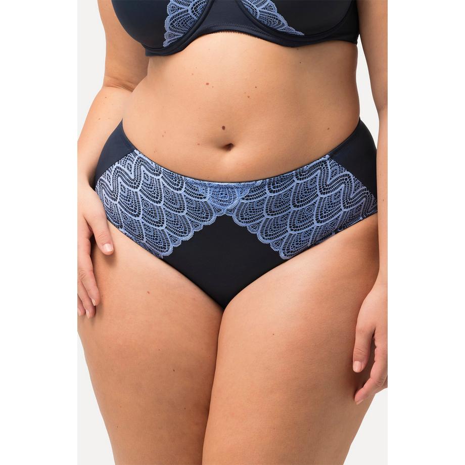 Ulla Popken Culotte Midi Dentelle Microfibre  