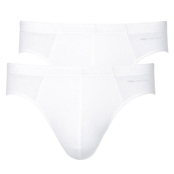 Image of 2er Pack Casual Cotton - Slip Unterhose Herren Weiss L