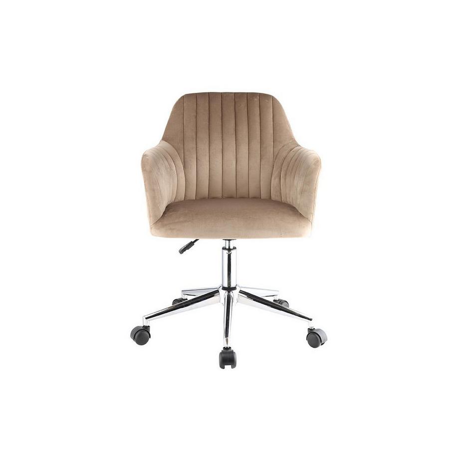 Vente-unique Chaise de bureau Velours Hauteur réglable ELEANA  
