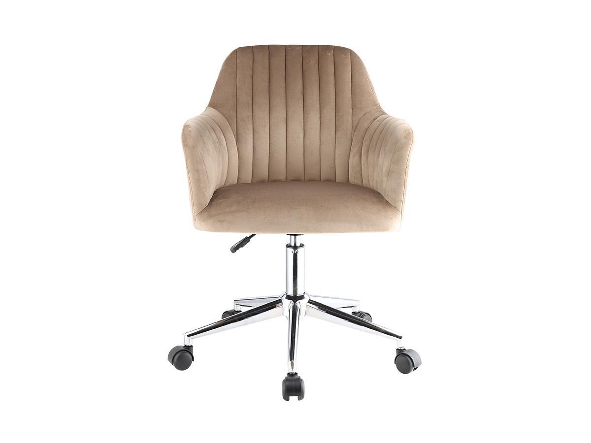 Vente-unique Sedia da ufficio Altezza regolabile in Velluto ELEANA  