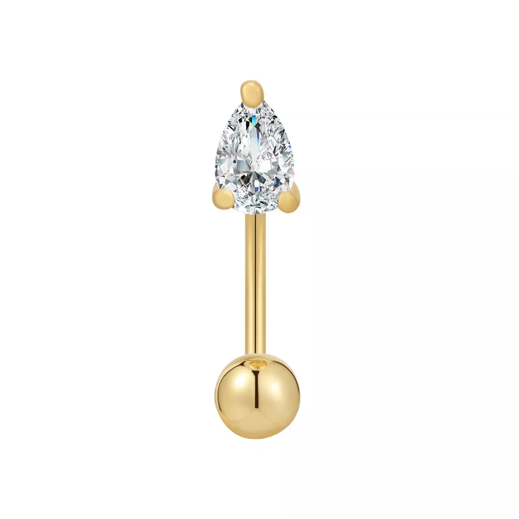 Glanzstücke München - Femme Boucles d´oreilles, 15mm, Doré