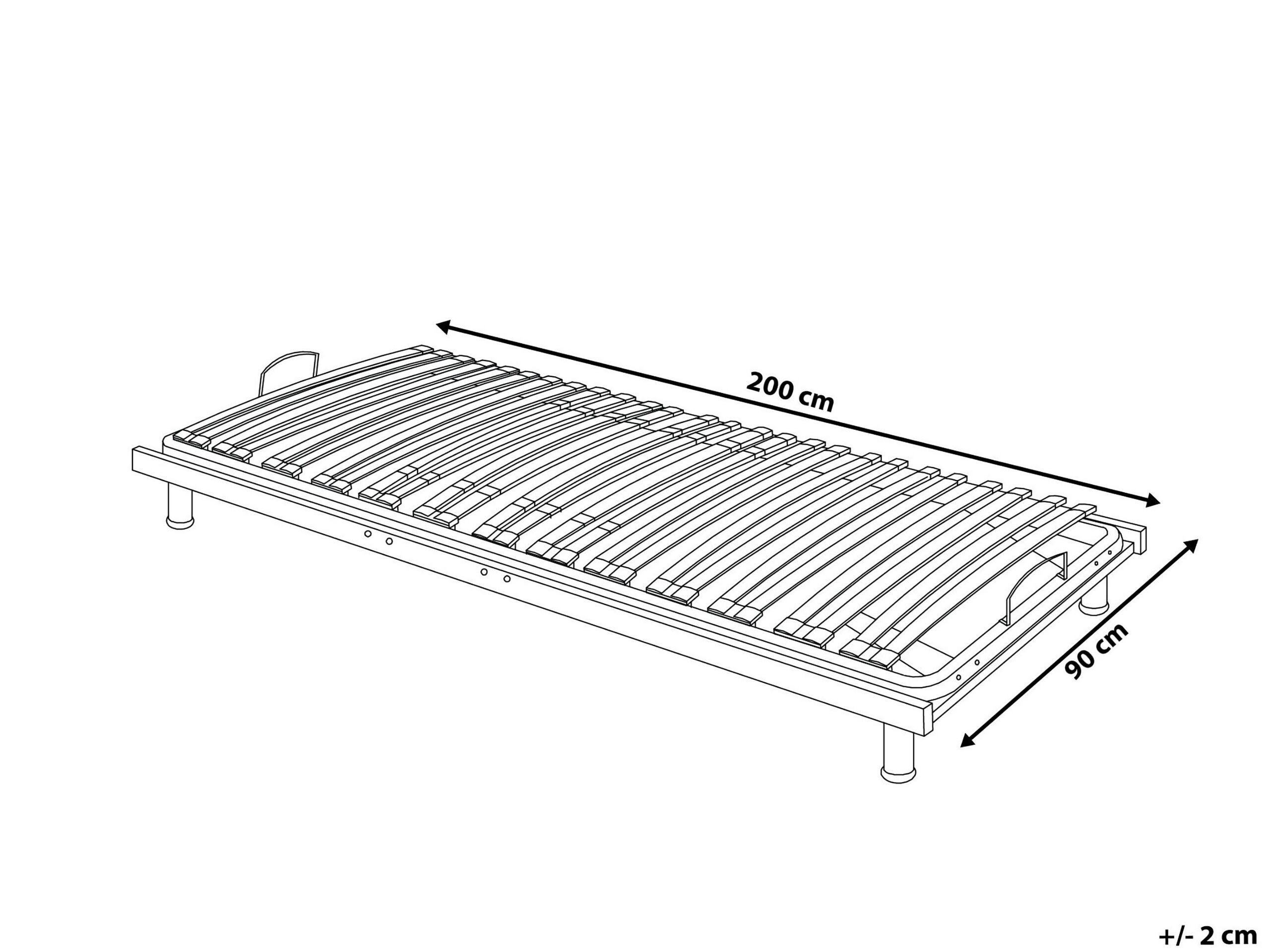 Beliani Lattenrost aus Stahl COMFORT  