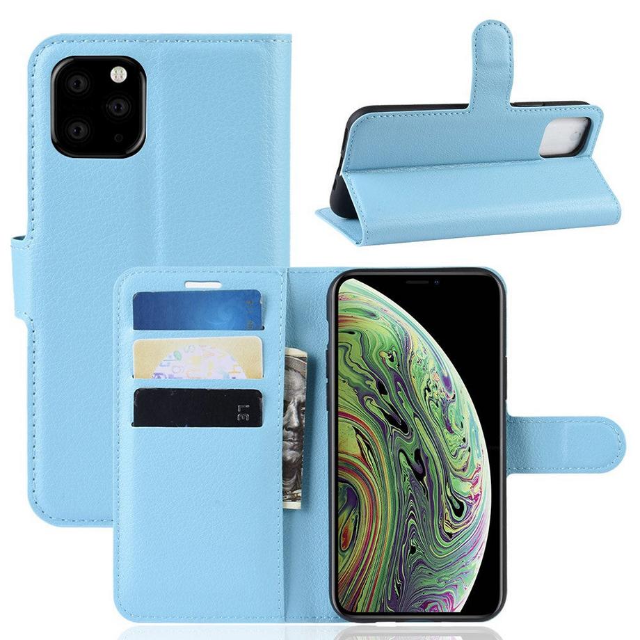 Cover-Discount  iPhone 11 Pro - Leder Etui Hülle Mit Kartenfach 