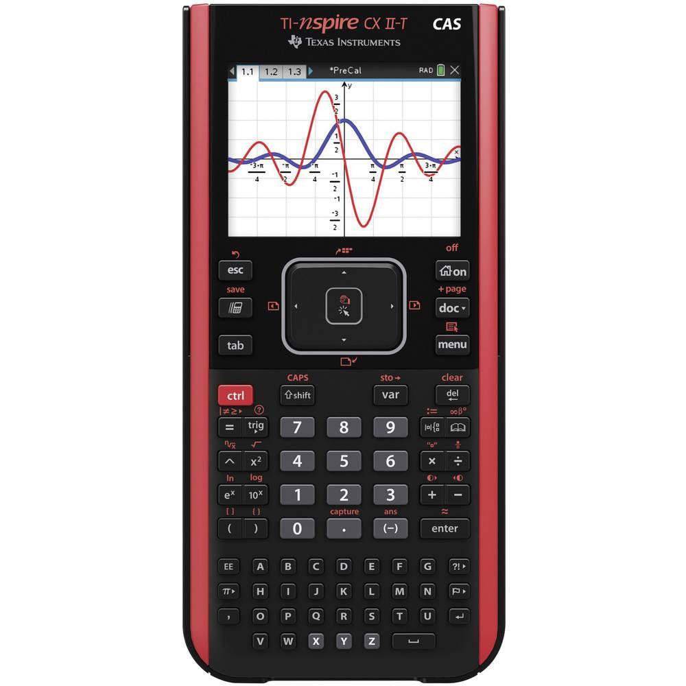 Texas Instruments Calculatrice graphique TI-Nspire CX CASII-T + logiciel étudiant TI-Nspire CX cas  