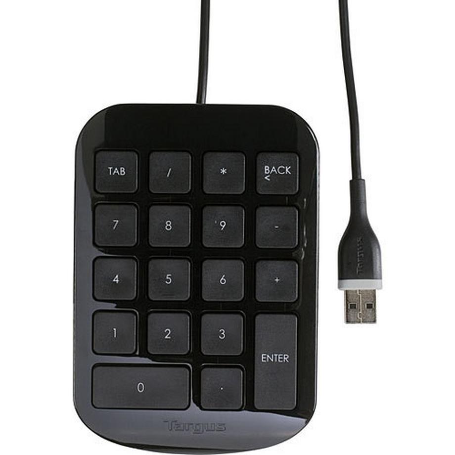 Targus  TARGUS Wired USB Numeric Keypad AKP10EU USB Port Black 