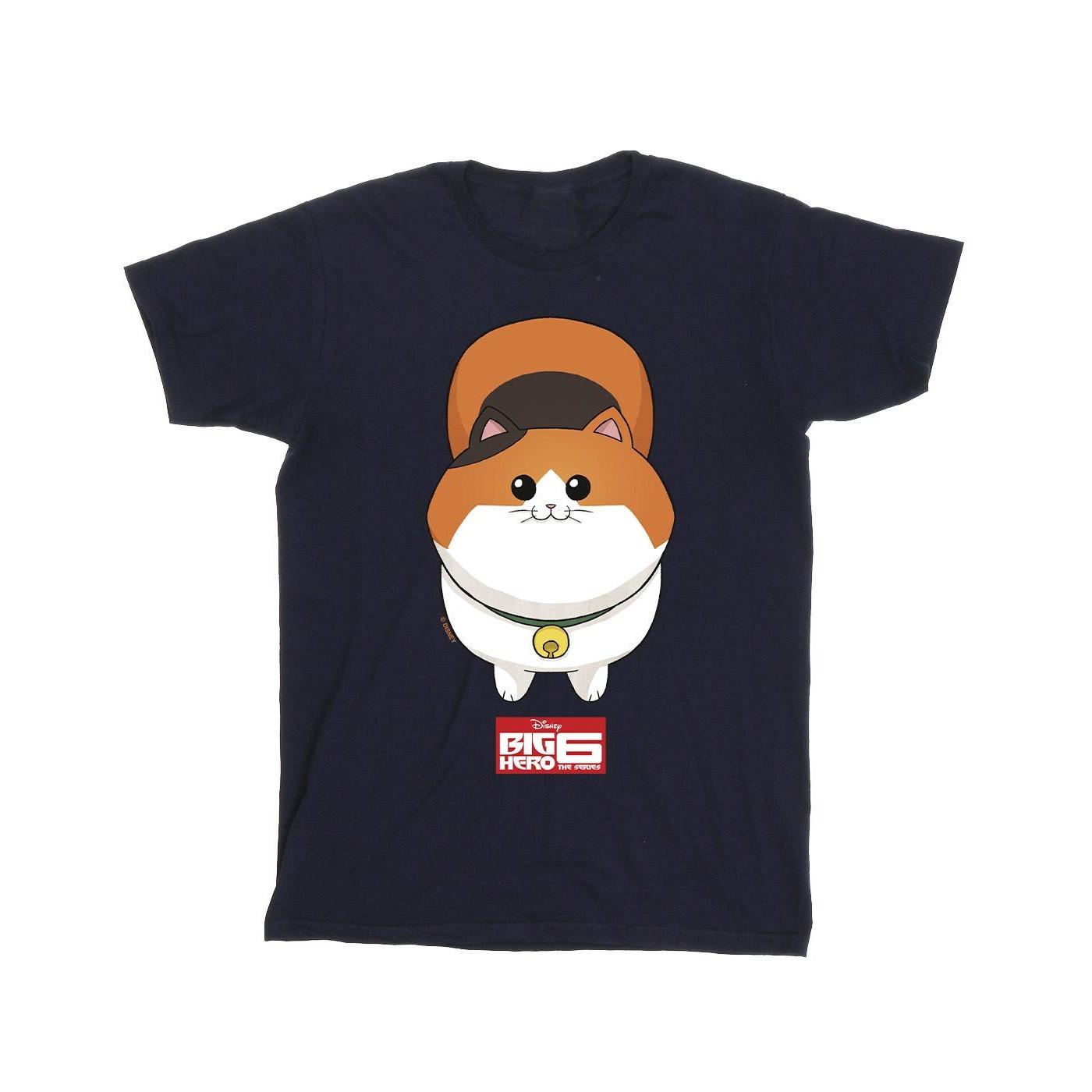 Image of Big Hero 6 Baymax Kitten Face Tshirt Unisex Marine 104