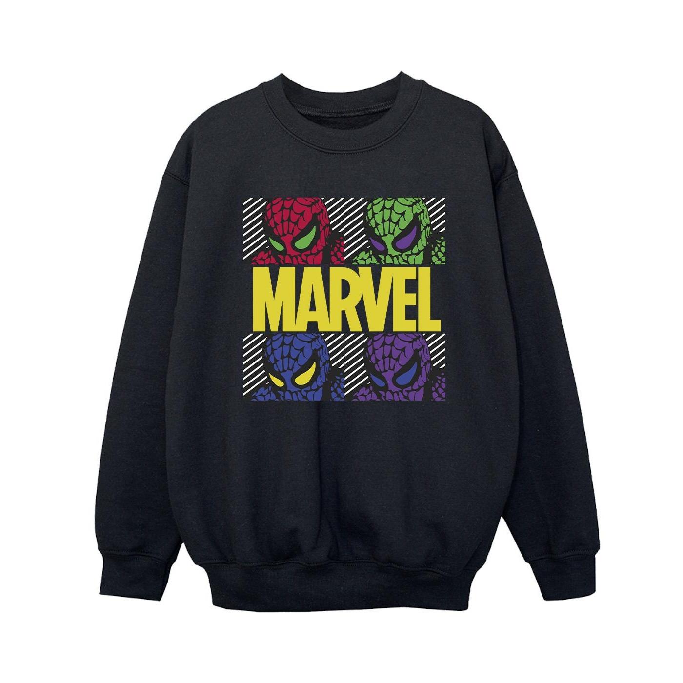 Image of Spiderman Pop Art Sweatshirt Jungen Schwarz 104