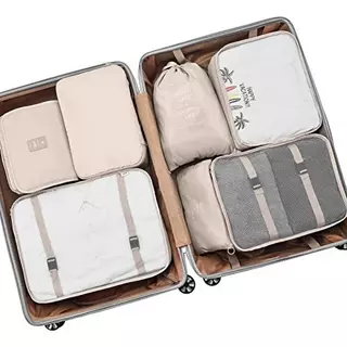 Koffer Organizer Set 9-Teilig Packing Cubes Kofferorganizer travel  Reisetasche.