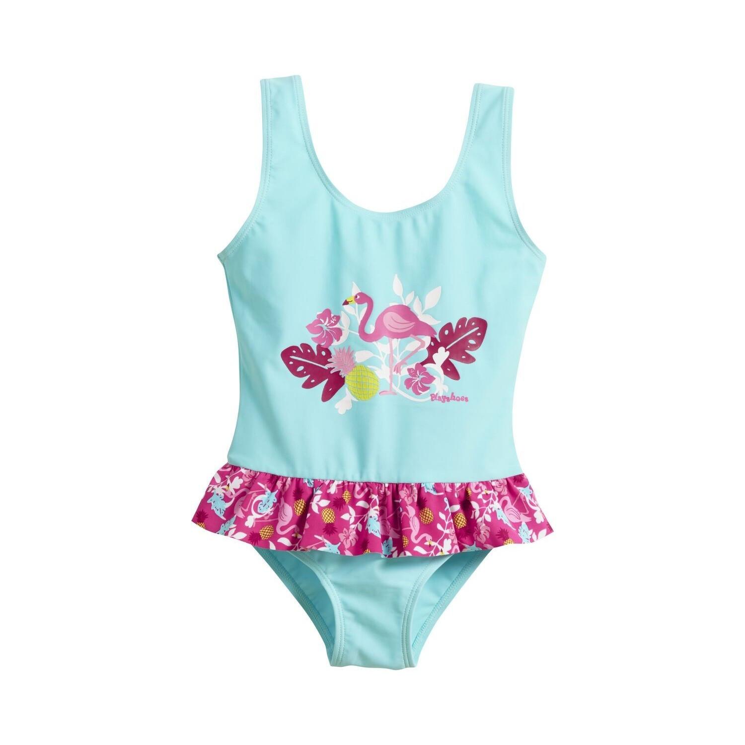 Playshoes  maillot de bain 1 pièce avec protection uv bébé fille flamingo 