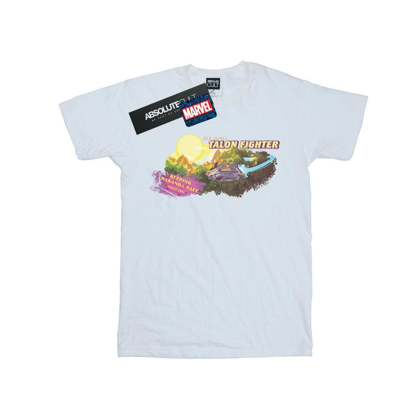 Image of Black Panther Talon Fighter Wakanda Tshirt Damen Weiss M