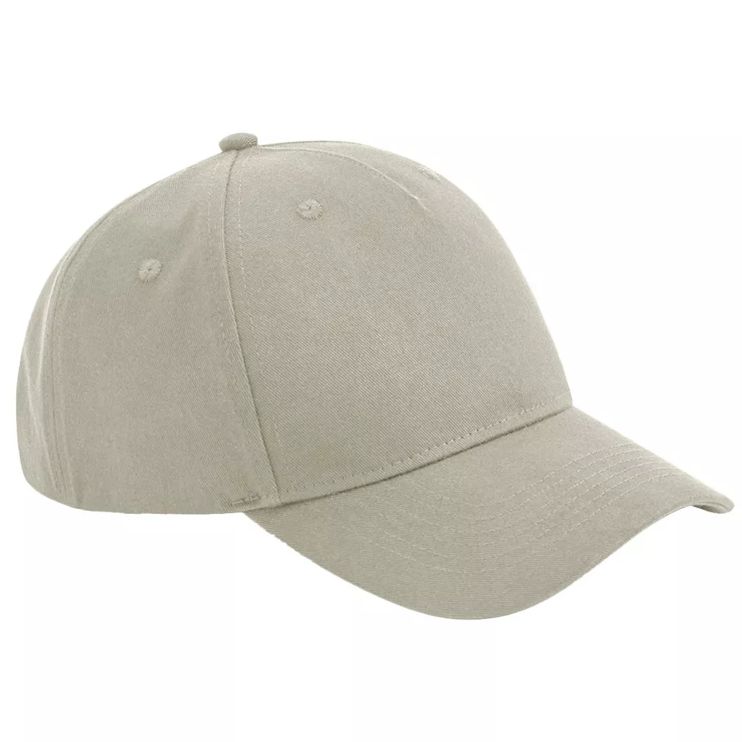 Beechfield - BaseballMütze 5 Segmente, für Herren, Beige, One Size