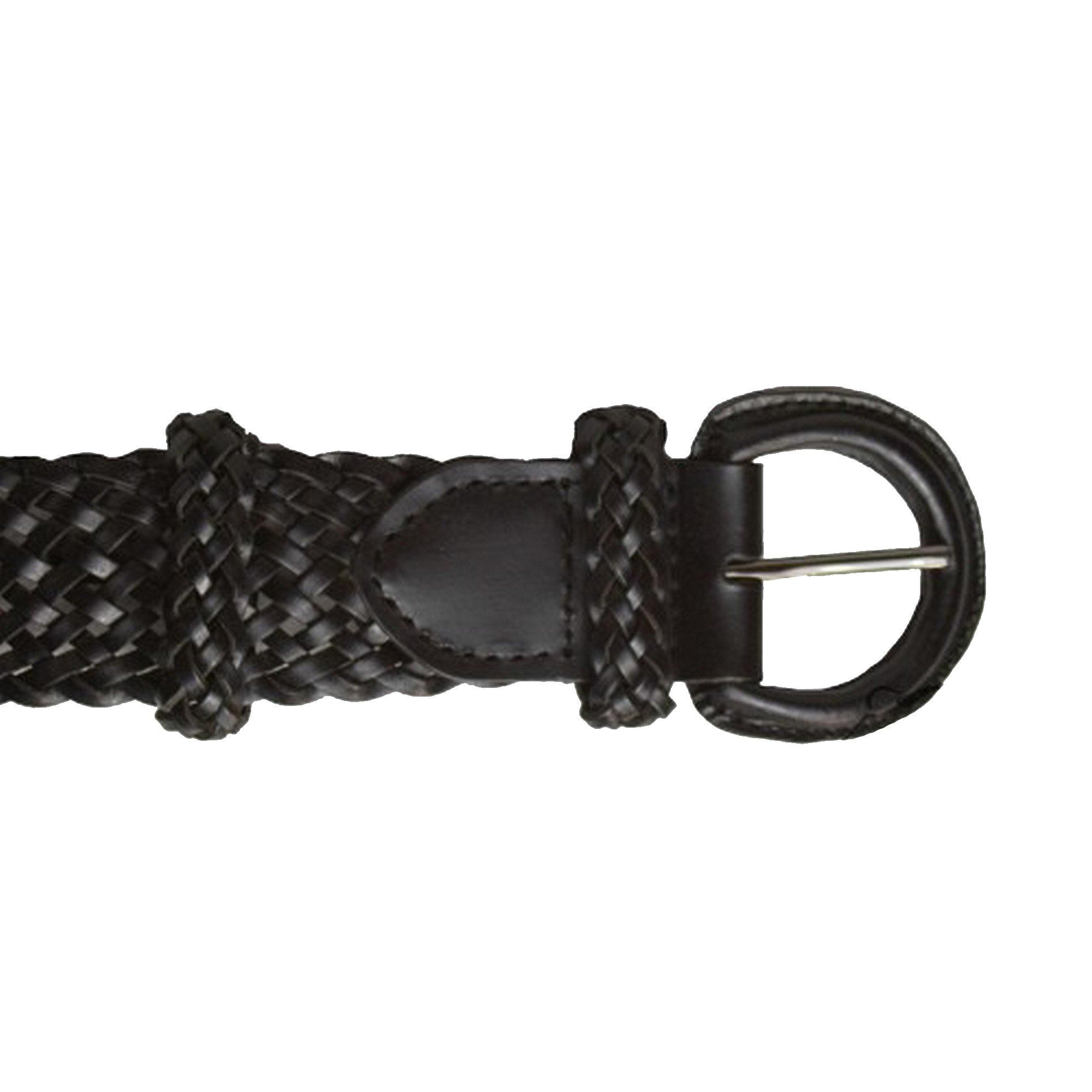 Image of Geflochtener Gürtel Damen Schwarz 40