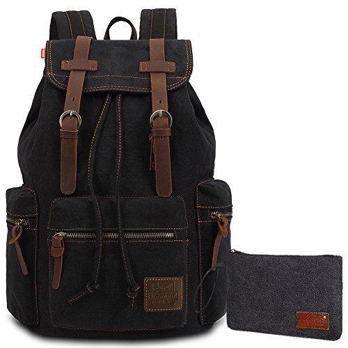 Only-bags.store Vintage Canvas Laptop Rucksack  