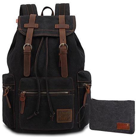 Only-bags.store Vintage Canvas Laptop Rucksack  