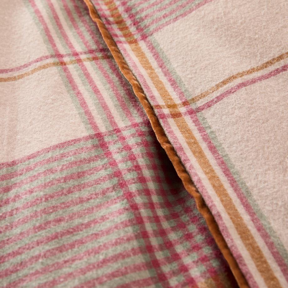 La Redoute Intérieurs Housse de couette en flanelle de coton Carreaux  