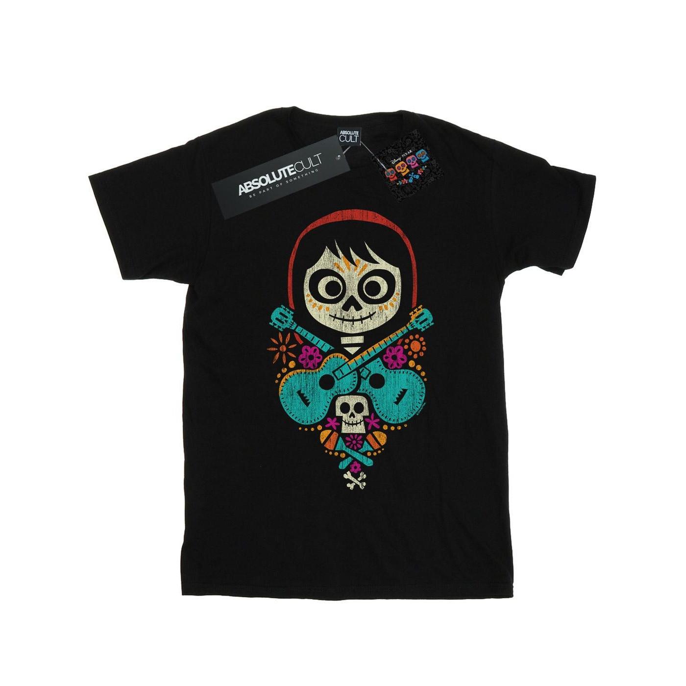 Image of Coco Miguel Crossed Guitars Tshirt Damen Schwarz XL