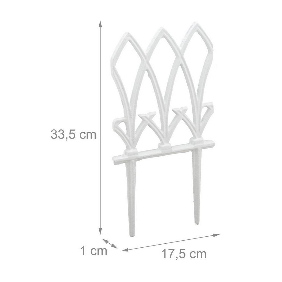 B2X  Rabatt Zaun Vintage 2 Panele 