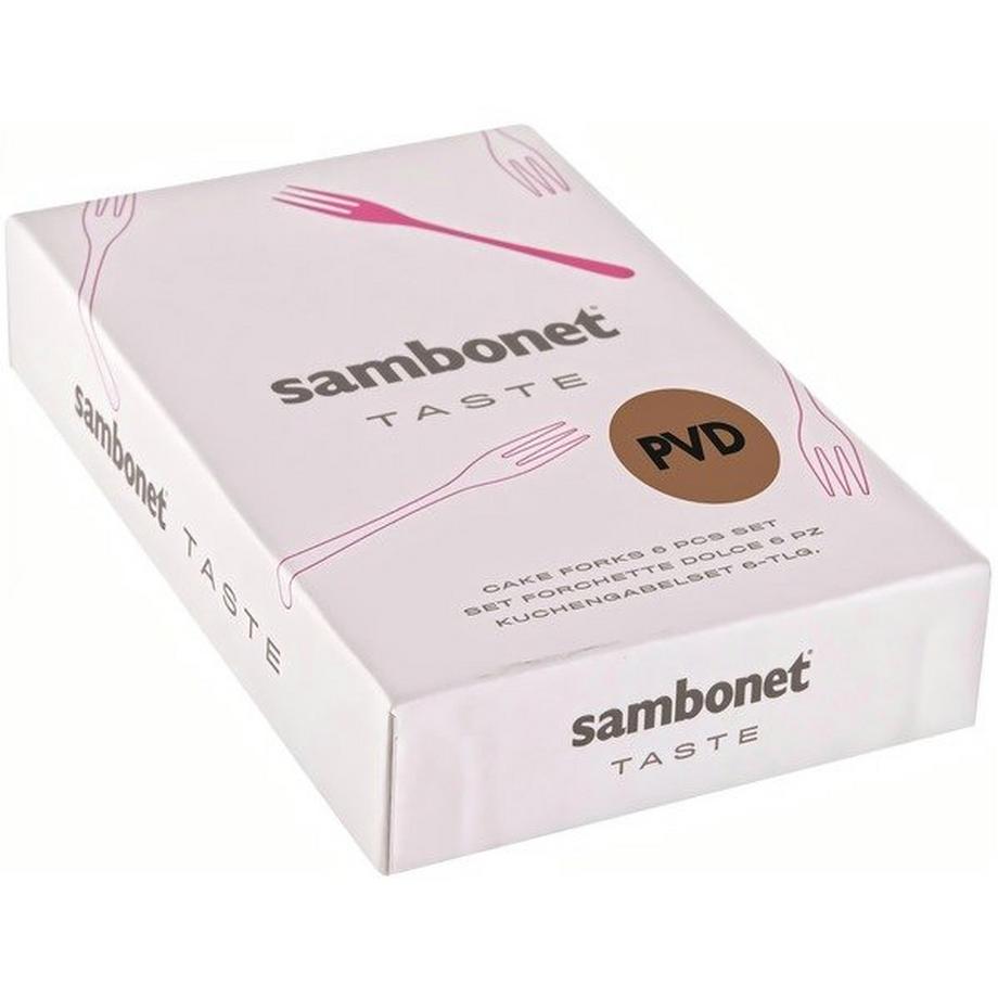 Sambonet  Sambonet Gebäckgabeln Taste Kupfer 6 Stück 