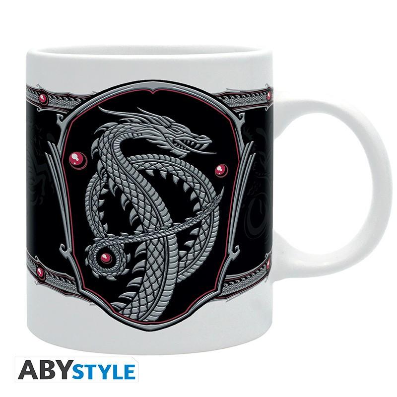 Image of Becher - Subli - House Of The Dragon - Silver Dragon Unisex 32 cl
