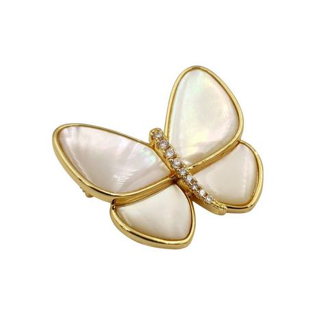 HEBE JEWELS  Broche papillon en nacre 