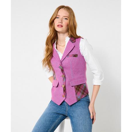 Joe Browns Gilet Heritage a Quadri Mix and Match  