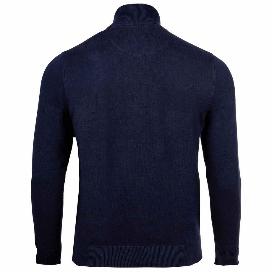 U.S. Polo Assn. Maglione a maglia Regular Fit con cerniera  