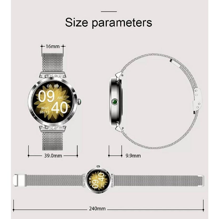 Karen M  NY22 Montre connectée pour femme 