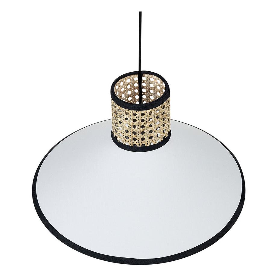 Beliani Hängelampe aus Stoff Modern MANTUA  