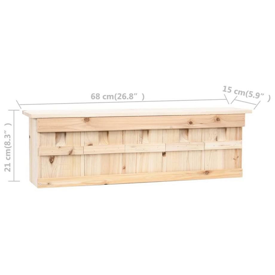 VidaXL  Nistkasten für spatzen holz 