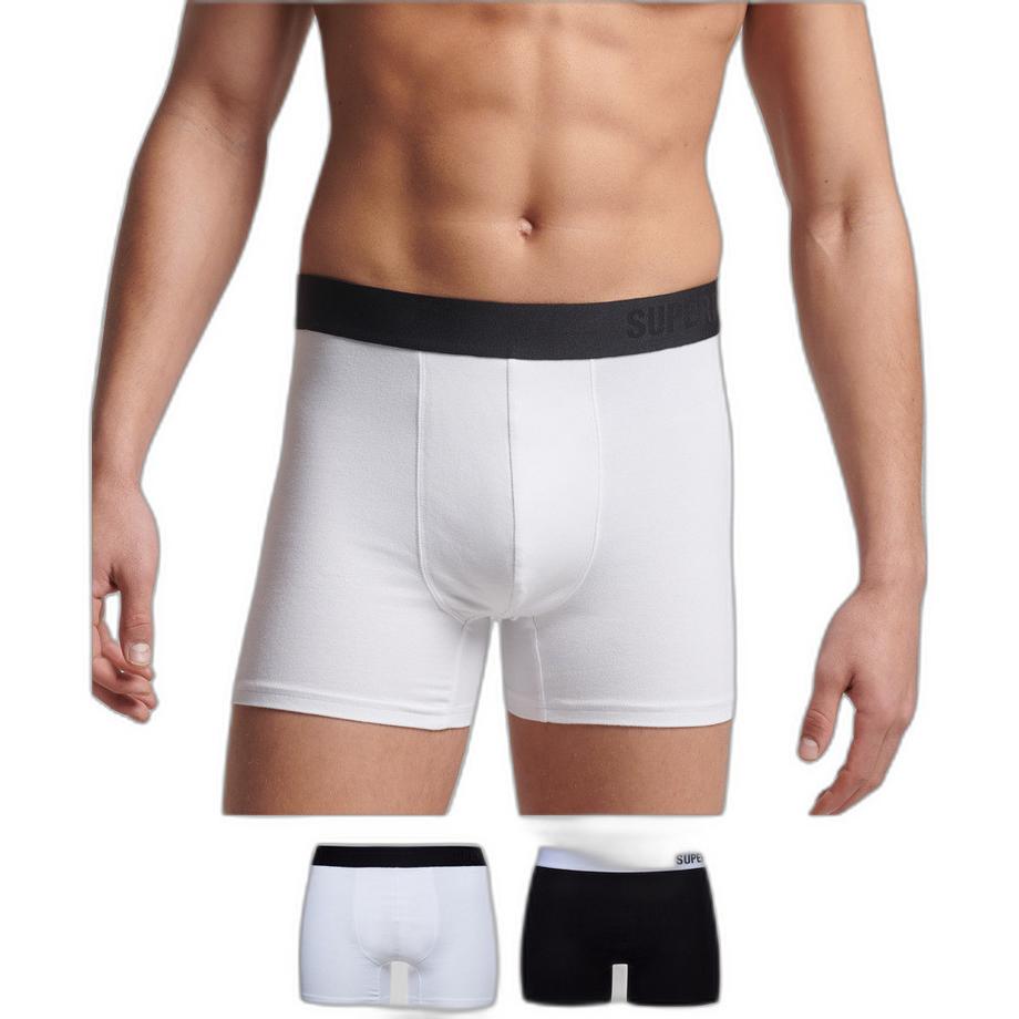 Superdry Offset Bio-Baumwolle Boxershorts 2er-Pack  