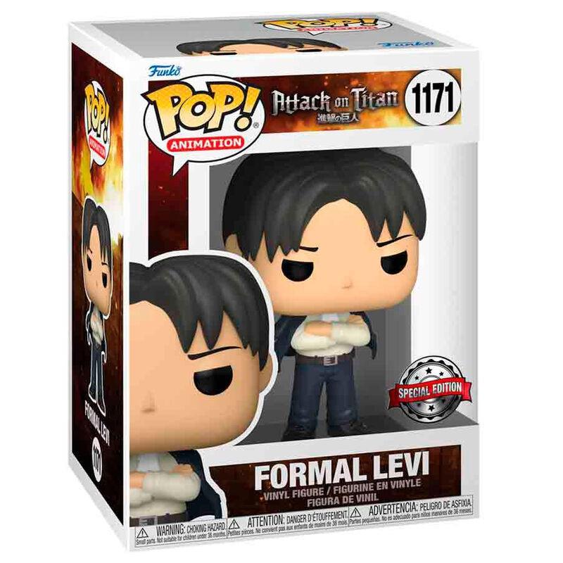 Funko  Personaggio POP Attack on Titan Formal Levi Esclusivo 