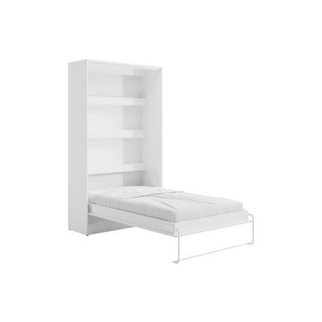 Vente-unique Letto estraibile 120 x 200 cm Apertura verticale manuale Con LED Bianco - RAPILI  