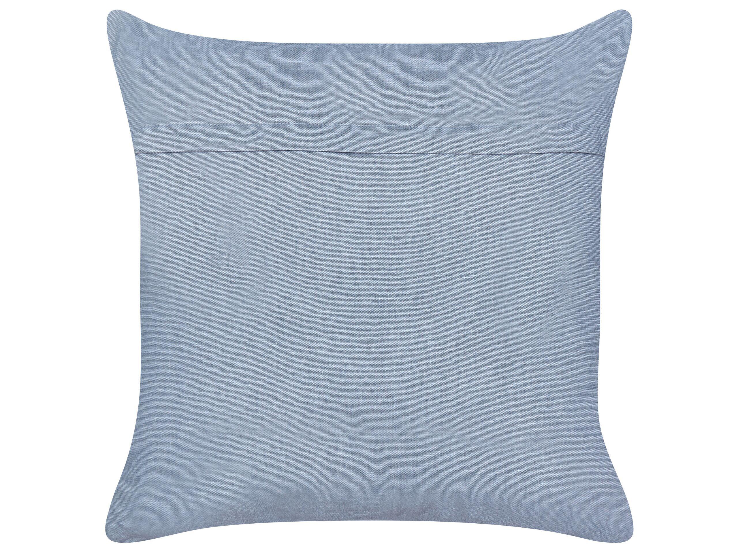 Beliani Coussin en Velours Boho RUELLIA  