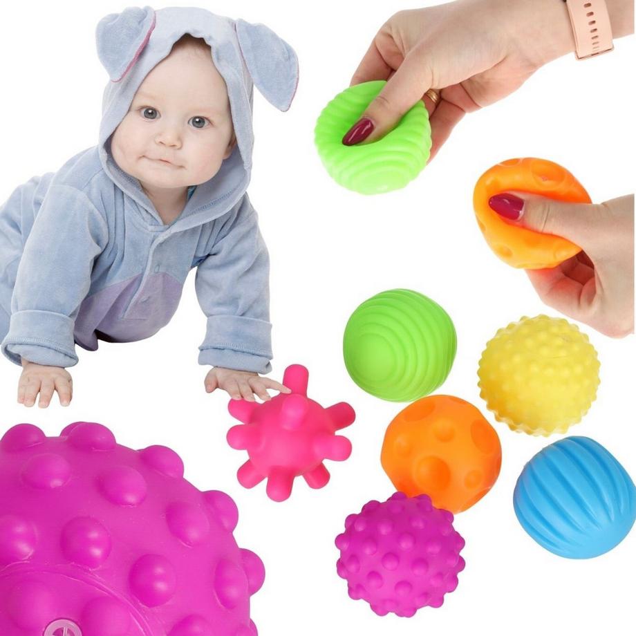 Pricenet  Balles de jouets correctrices sensorielles placées dans un filet 