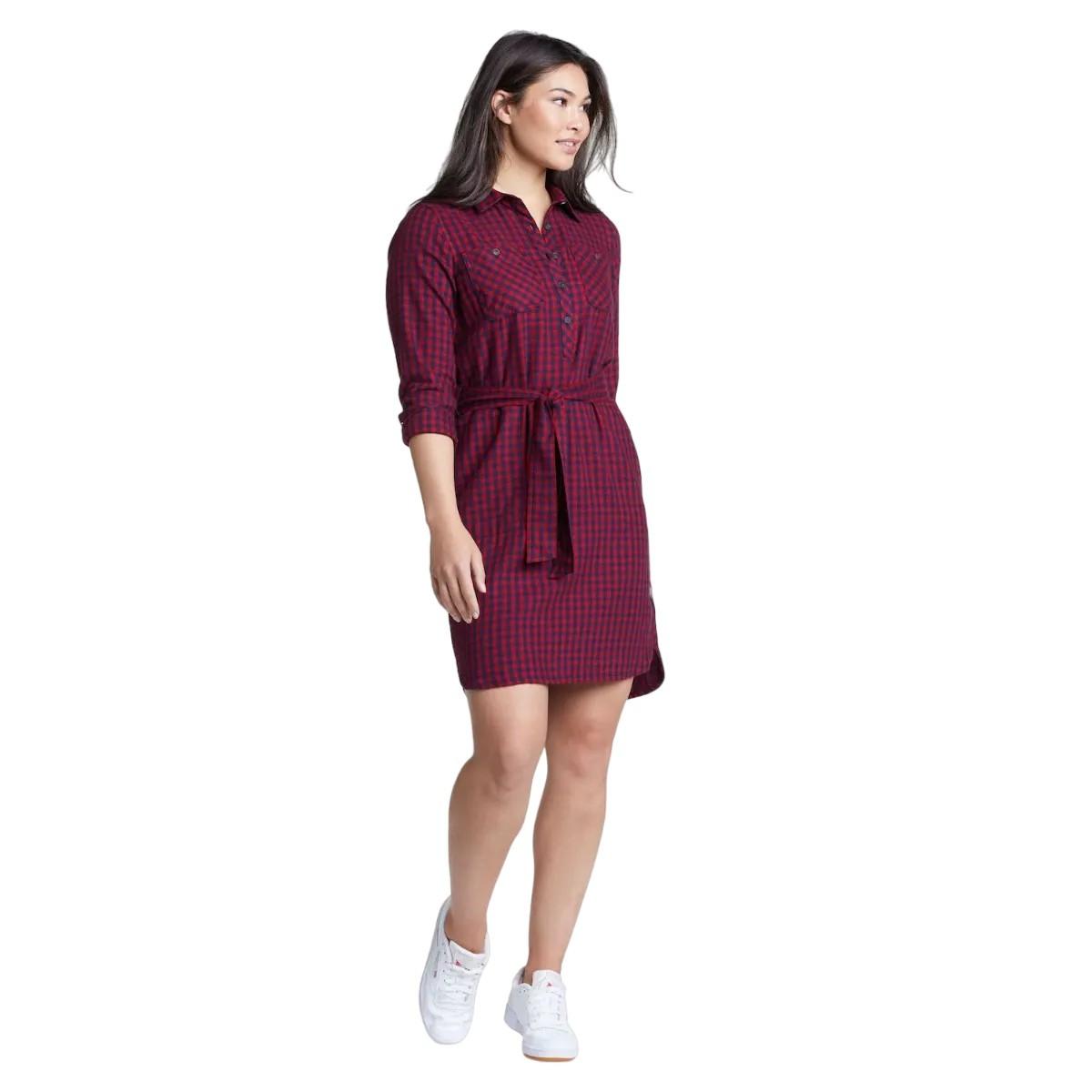 Image of Fremont Hemdblusenkleid Damen Lila XL