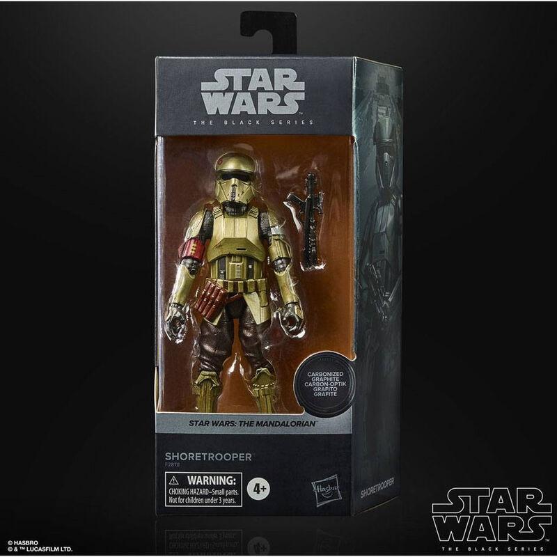 Hasbro  Star Wars Série Noire ShoreTrooper Figurine carbonisée 15cm 